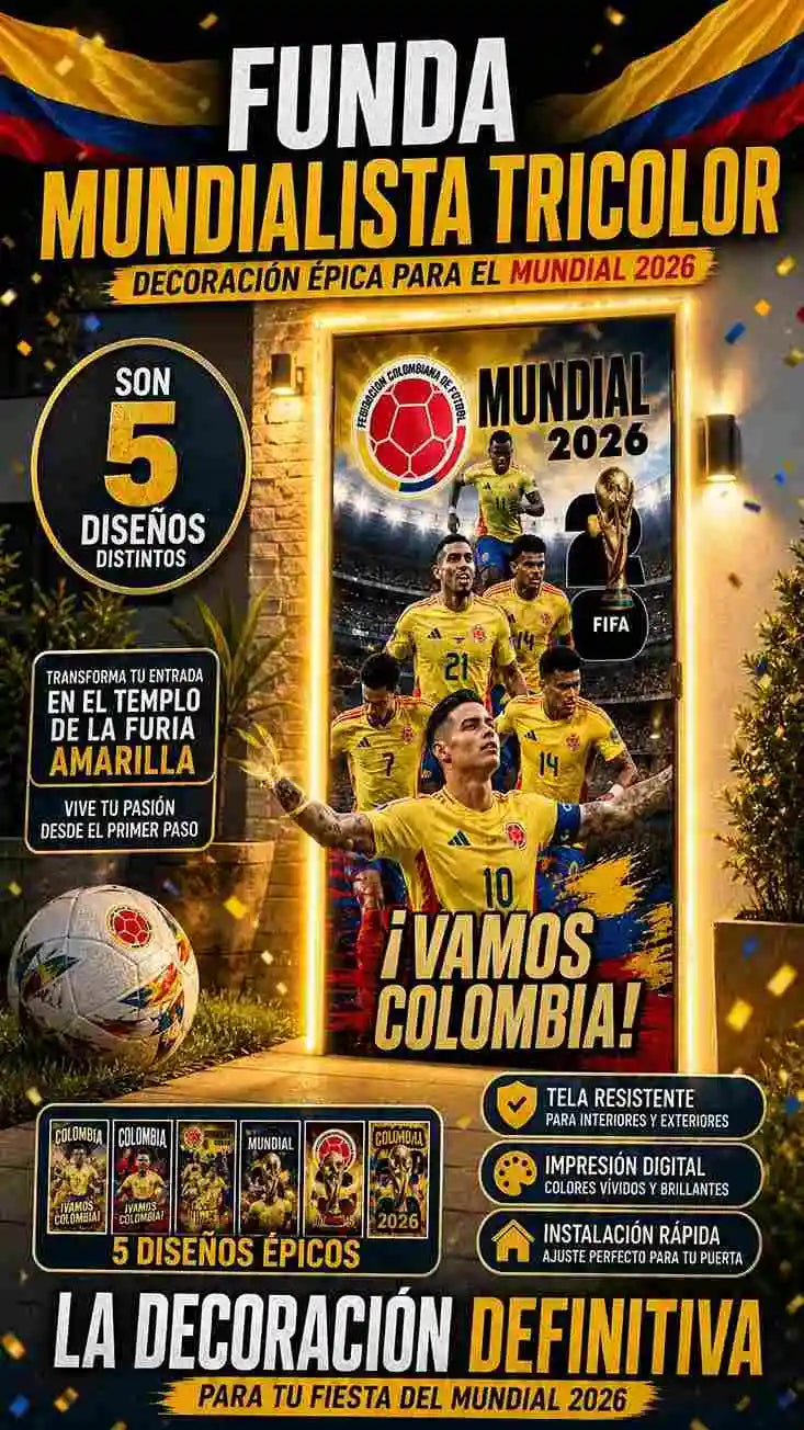 FUNDA PARA PUERTA PASION MUNDIALISTA