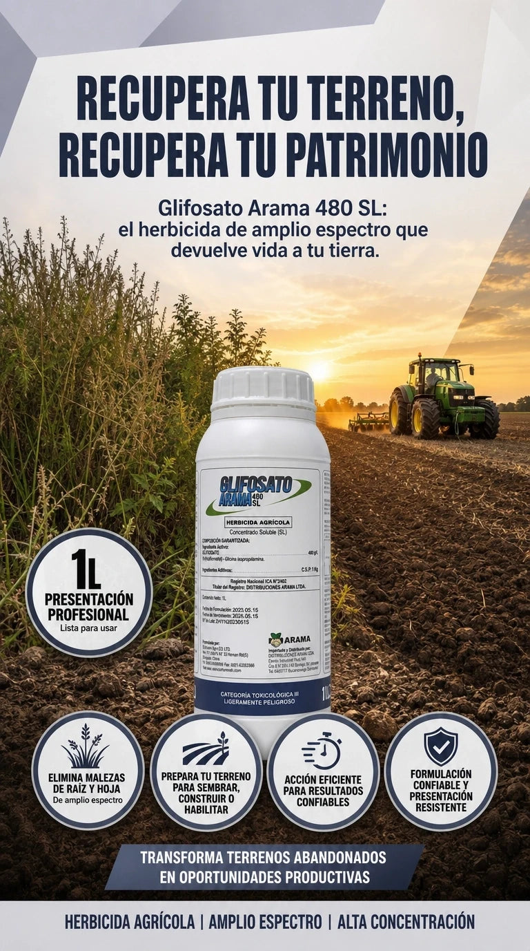 GLIFOSATO ARAM 480 HERBICIDA