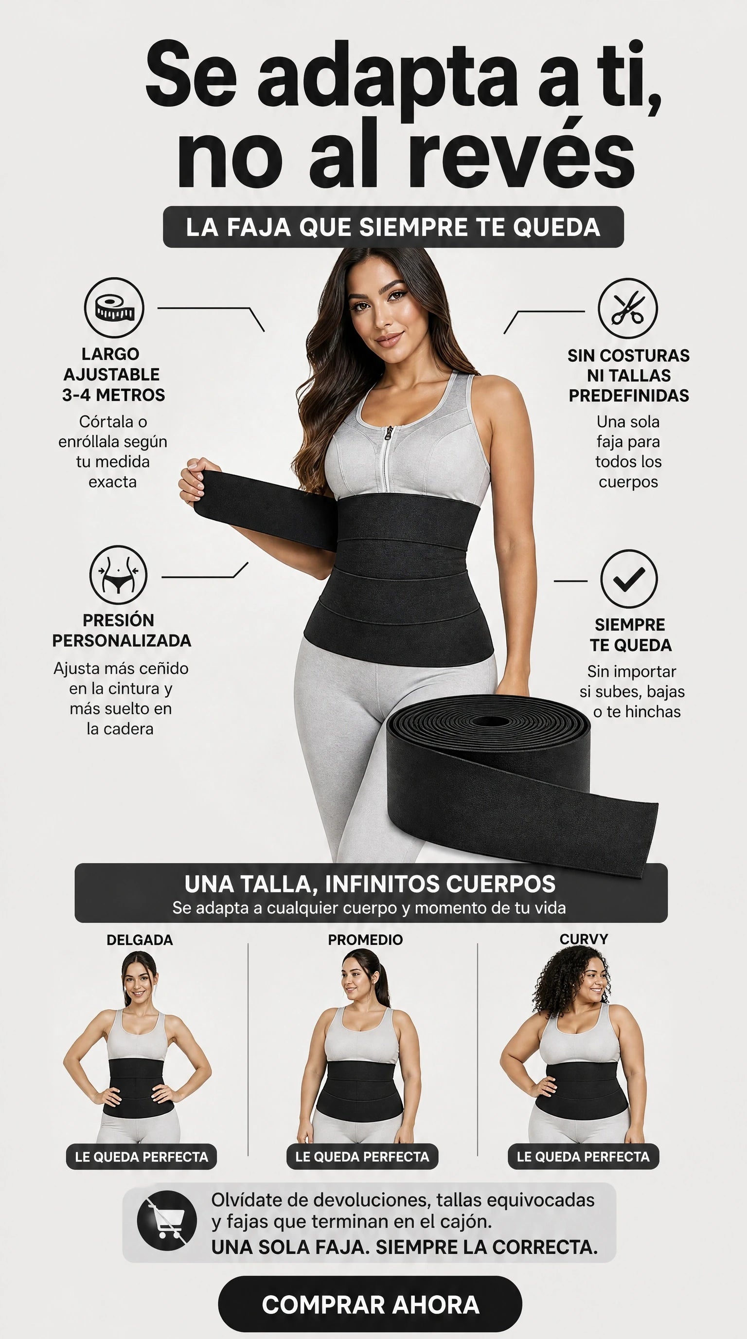 FAJA CINTA MOLDEADORA